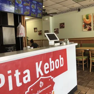 From my seat by the counter