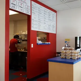 Front Counter at Pita King