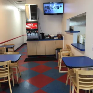Enough room to sit and grab lunch with a friend or two.