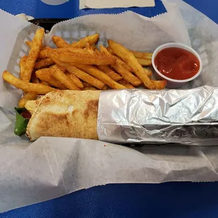 Chicken shawarma combo