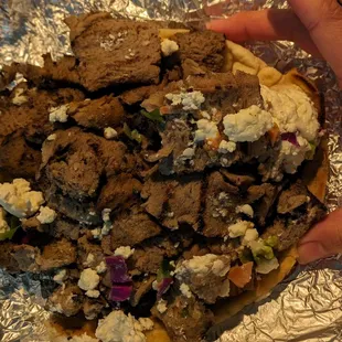Best gyro loaded with meat!