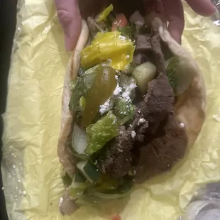 Massive Gyros Sandwich