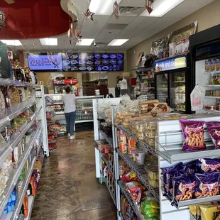 the inside of the restaurant