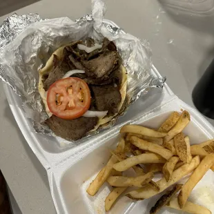 Gyro Sandwich (Combo)