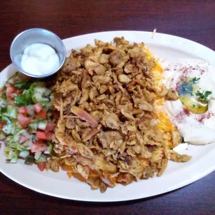 Chicken Shawarma platter
