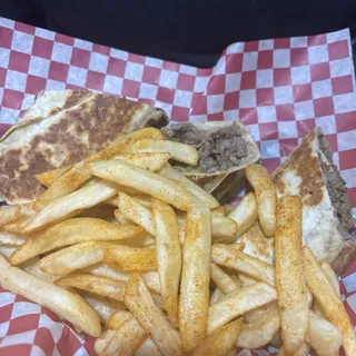 Lamb and Beef Shawarma Wrap