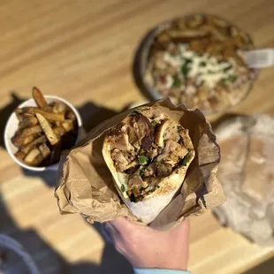 burritos and wraps, food