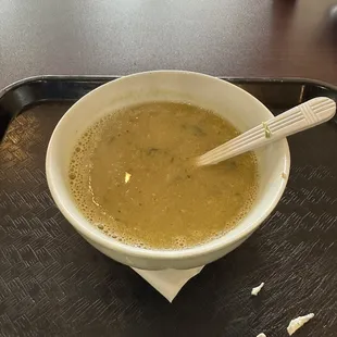 Lentil soup