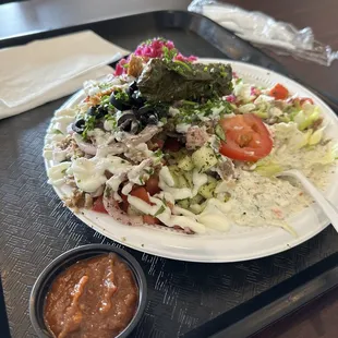 Gyro platter
