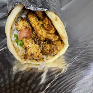 Old Gtown wrap (chicken wrap)
