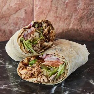 Chicken shawarma wrap
