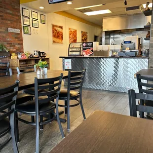 Nice clean seating area