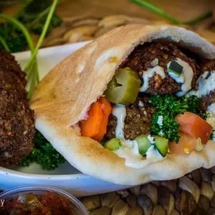 Falafel in a Pita