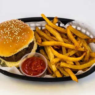 Best hamburgers and fries