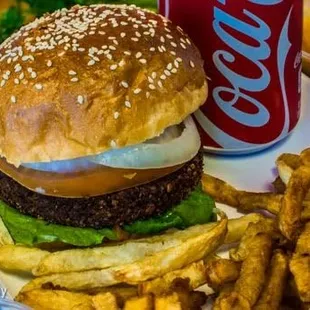 Falafel Burger Combo