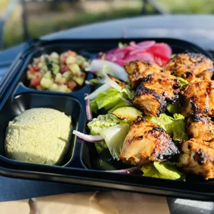Chicken Kabob Plate