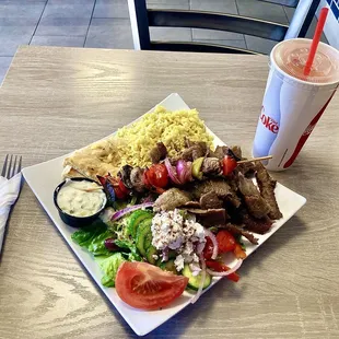 Lamb Gyro Plate