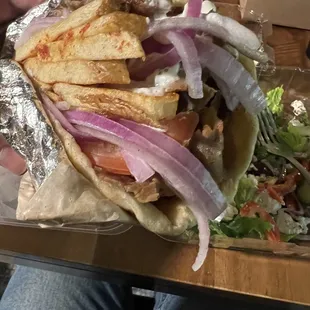 Chicken Gyro Pita Wrap