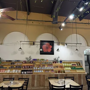 sushi and sashimi, interior