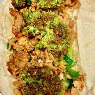 Chicken Falafel Wrap