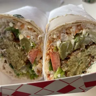 Falafel Pita Wrap