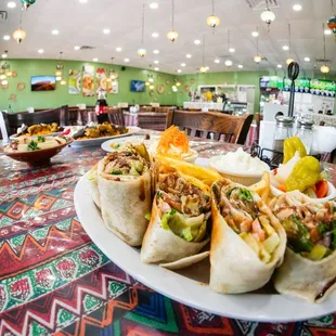 burritos and wraps, interior