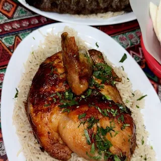 Half Grilled Chicken