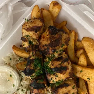 Chicken Kabob Sandwich