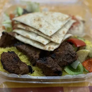 Beef Kabab Plate