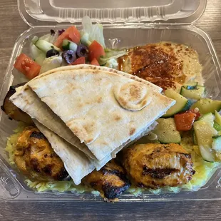 Chicken Kabob Plate