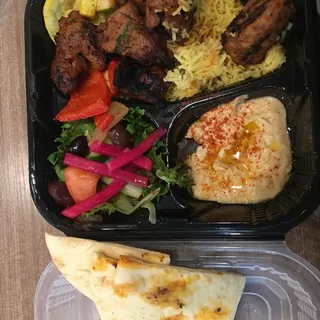 Lamb Kabob Plate