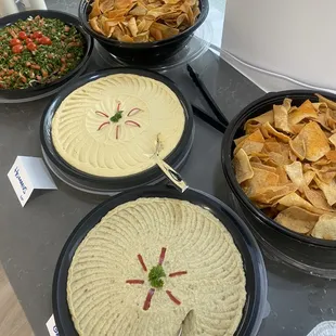 Dips and Pita Chips