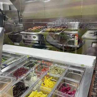 Some of the delicious toppings