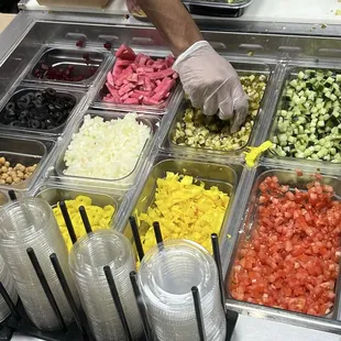 salads, interior