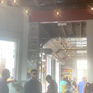 Seating inside an out