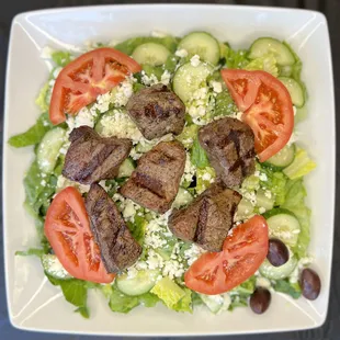 Steak Kebab Salad