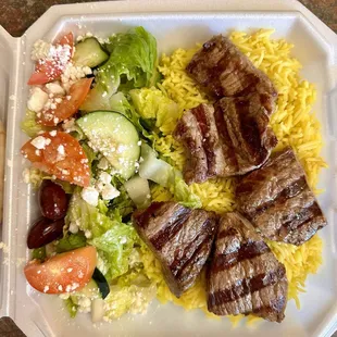 Steak Kebab Platter