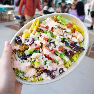 salads, food