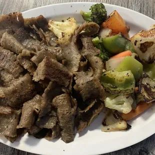 Gyro and veggies