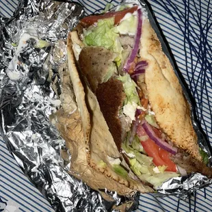 Lamb and beef gyro (7")