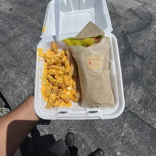 Perfect pita and cheese fries