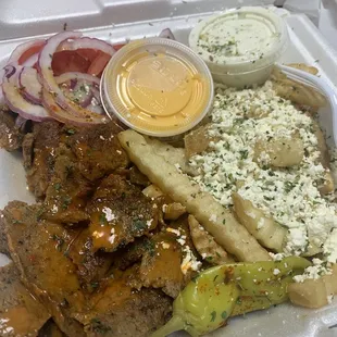 Grilled Buffalo Chicken Pita