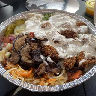 Shawarma Nuggets plate (Schnitzel)