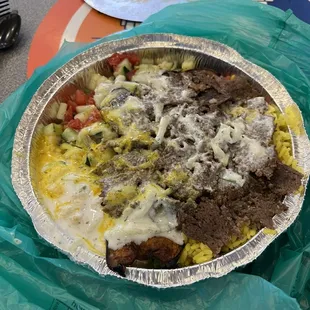 Mediterranean Lamb and Beef Shawarma Plate