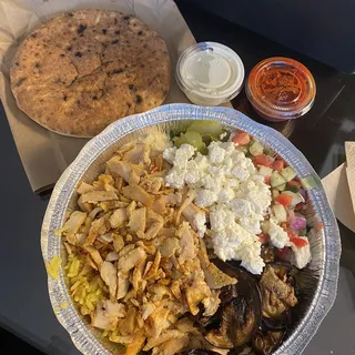Mediterranean Chicken Shawarma Plate
