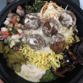 Spicy Falafel plate