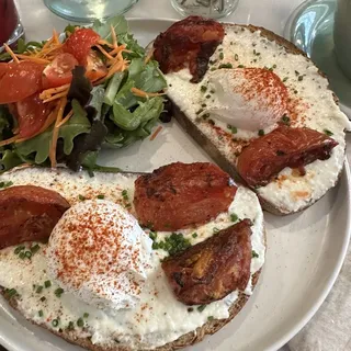 Poached Eggs on Toast