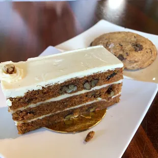 Carrot Cake, Chocolate Chip Cookie