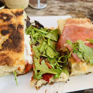 Prosciutto and Roasted Vegetables (substituted for Grilled Chicken)