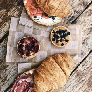 Prosciutto and Mozzarella Croissant